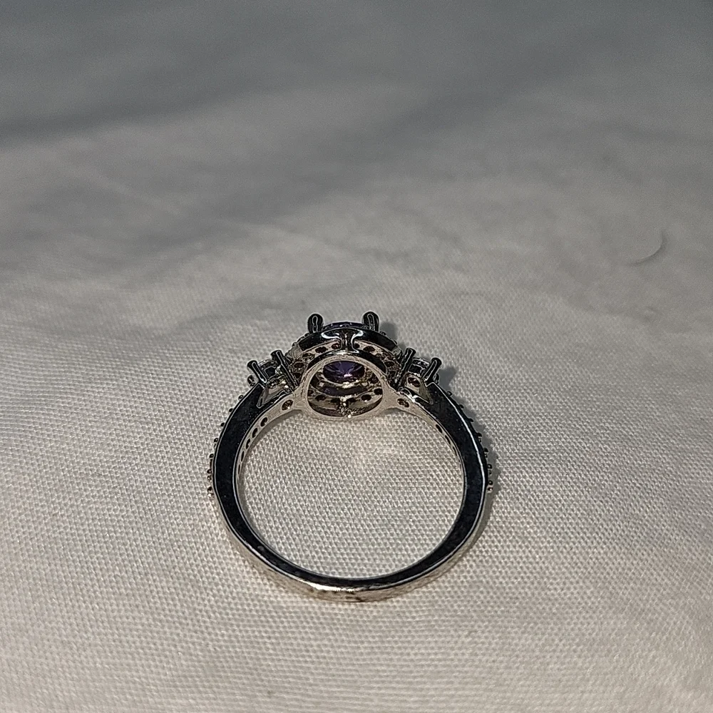 LAB CREATED ALEXANDRITE RING
